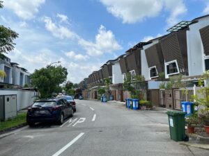 Houses along Springside View