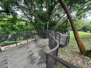 Observation deck on boardwalk at Bukit Batok Neighbourhood Park