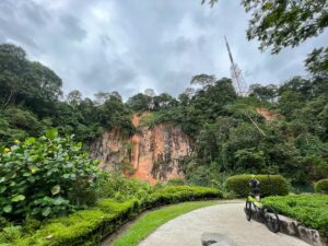 Disused granite quarry in Bukit Batok Nature Park