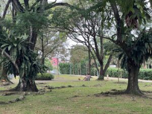 Family spending time together at Mei Hwan Crescent Playground