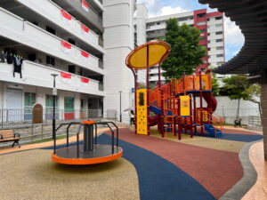 Playground in front of Block 309 and the Sparkletots preschool