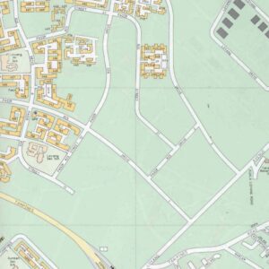 1993 edition of the Singapore Street Map (sheet 158) depicting empty plots of land along Pasir Ris Drives 1 to 4