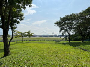 I was actually rather surprised that a location with such a great view of the runway, no doubt a highly protected area, was seemingly left so exposed and unguarded. But who knows. Maybe I was being watched without knowing it. 